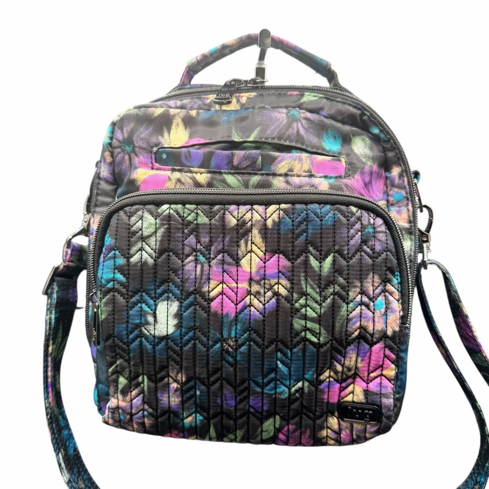 Lug Ranger Bloom Floral Quilted Crossbody Travel Bag Organizer